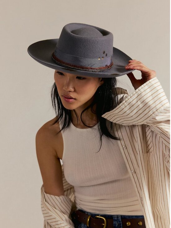 NWT Free People Cosmic Roundtop Hat in Multi main image 4